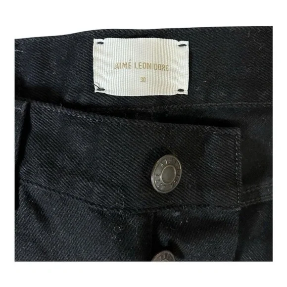 Aime Leon Dore Black Slim Jeans